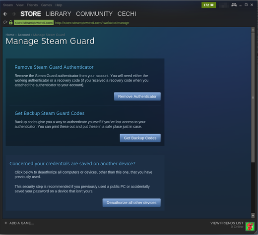 Nastavení Steam Guard a zabezpečení účtu