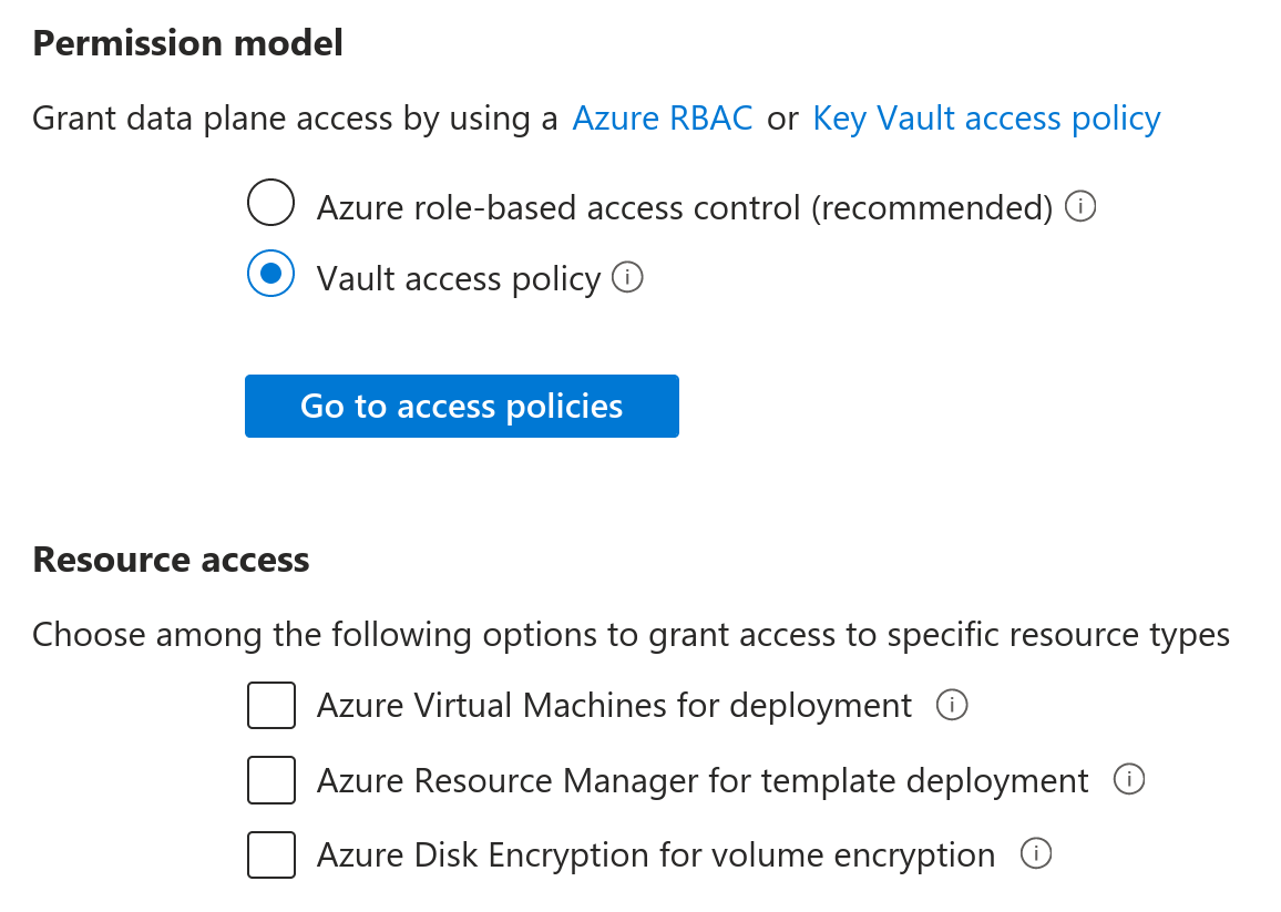 Azure Permission model